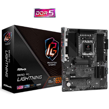 Mostrar detalhes de PLACA MAE (AMD) ASROCK B650 PG LIGHTNING DDR5 AM5 Imagem de PLACA MAE (AMD) ASROCK B650 PG LIGHTNING DDR5 AM5