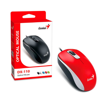 Mostrar detalhes de MOUSE GENIUS DX-110 OPTICO USB VERMELHO Imagem de MOUSE GENIUS DX-110 OPTICO USB VERMELHO
