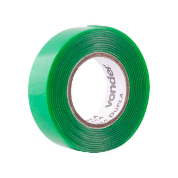 Mostrar detalhes de FITA DUPLA FACE ACRILICA 19MM 2M VONDER Imagem de FITA DUPLA FACE ACRILICA 19MM 2M VONDER