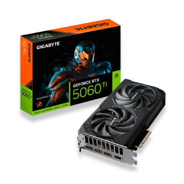 Mostrar detalhes de PLACA DE VIDEO GIGABYTE GEFORCE RTX 5060 TI WINDFORCE 8GB GDDR7 128BITS GV-N506TWF2-8GD Imagem de PLACA DE VIDEO GIGABYTE GEFORCE RTX 5060 TI WINDFORCE 8GB GDDR7 128BITS GV-N506TWF2-8GD