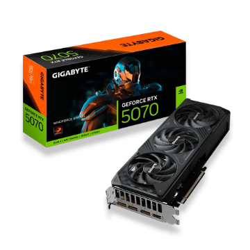Mostrar detalhes de PLACA DE VIDEO GIGABYTE GEFORCE RTX 5070 WINDFORCE OC SFF 12GB GDDR7 192BITS GV-N5070WF3OC-12GD Imagem de PLACA DE VIDEO GIGABYTE GEFORCE RTX 5070 WINDFORCE OC SFF 12GB GDDR7 192BITS GV-N5070WF3OC-12GD