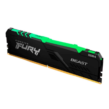 Mostrar detalhes de MEMORIA KINGSTON FURY BEAST RGB 8GB DDR4 3200MHZ 1.35V BLACK DESKTOP - KF432C16BB2A/8 Imagem de MEMORIA KINGSTON FURY BEAST RGB 8GB DDR4 3200MHZ 1.35V BLACK DESKTOP - KF432C16BB2A/8