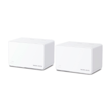 Mostrar detalhes de ROTEADOR MESH WI-FI 6 MERCUSYS HALO H80X (2-PACK) AX3000 DUALBAND 3 PORTAS GIGABIT Imagem de ROTEADOR MESH WI-FI 6 MERCUSYS HALO H80X (2-PACK) AX3000 DUALBAND 3 PORTAS GIGABIT