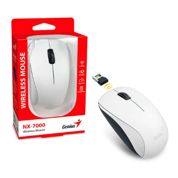 Mostrar detalhes de MOUSE GENIUS NX-7000 SEM FIO BRANCO Imagem de MOUSE GENIUS NX-7000 SEM FIO BRANCO