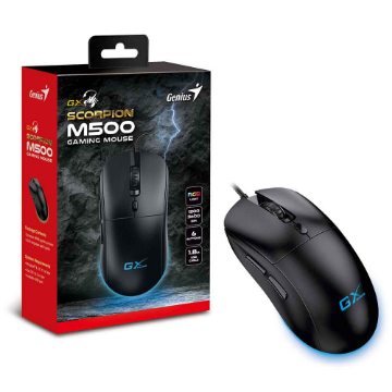 Mostrar detalhes de MOUSE GAMER GENIUS SCORPION M500 Imagem de MOUSE GAMER GENIUS SCORPION M500