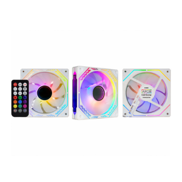 Mostrar detalhes de KIT COOLER K-MEX ARGB AARA BRANCO INFINITY 3 COOLERS 120MM COM CONTROLADORA Imagem de KIT COOLER K-MEX ARGB AARA BRANCO INFINITY 3 COOLERS 120MM COM CONTROLADORA