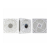 Imagem de KIT COOLER K-MEX ARGB AARA BRANCO INFINITY 3 COOLERS 120MM COM CONTROLADORA