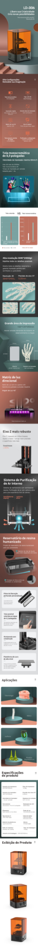 Imagem de IMPRESSORA 3D CREALITY LD-006 - 1003010003 Imagem de IMPRESSORA 3D CREALITY LD-006 - 1003010003