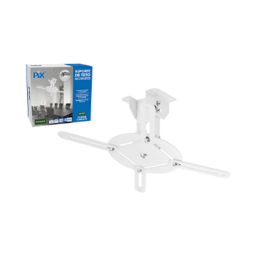 Mostrar detalhes de SUPORTE PROJETOR DE TETO PIX BRANCO 13CM COMPRIMENTO - 079-0102 Imagem de SUPORTE PROJETOR DE TETO PIX BRANCO 13CM COMPRIMENTO - 079-0102