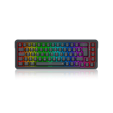 Mostrar detalhes de TECLADO REDRAGON MECANICO GAMER NOVA RGB PRETO K709-RGB (PT). Imagem de TECLADO REDRAGON MECANICO GAMER NOVA RGB PRETO K709-RGB (PT).