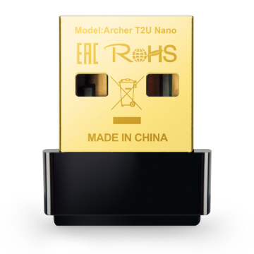 Mostrar detalhes de ADAPTADOR WIRELESS USB AC600 TP-LINK ARCHER T2U NANO Imagem de ADAPTADOR WIRELESS USB AC600 TP-LINK ARCHER T2U NANO