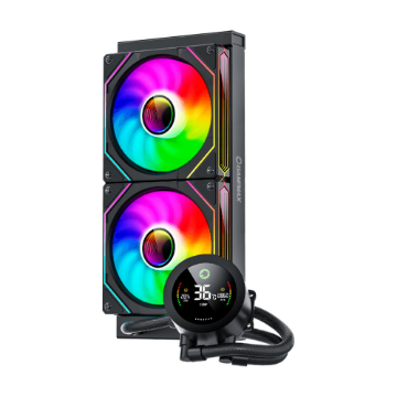 Mostrar detalhes de WATER COOLER GAMEMAX ICEBURG 240 BLACK ARGB - ICEBURG240DBK Imagem de WATER COOLER GAMEMAX ICEBURG 240 BLACK ARGB - ICEBURG240DBK