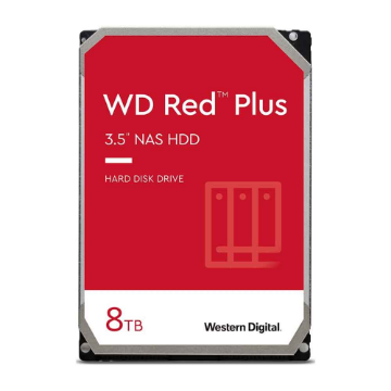 Mostrar detalhes de HDD WD RED PLUS 8 TB NAS PARA SERVIDOR 24X7 - WD80EFPX Imagem de HDD WD RED PLUS 8 TB NAS PARA SERVIDOR 24X7 - WD80EFPX