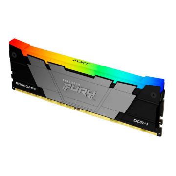Mostrar detalhes de MEMORIA KINGSTON FURY RENEGADE RGB 8GB DDR4 3200MHZ 1.35V DESKTOP - KF432C16RB2A/8 Imagem de MEMORIA KINGSTON FURY RENEGADE RGB 8GB DDR4 3200MHZ 1.35V DESKTOP - KF432C16RB2A/8