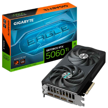 Mostrar detalhes de PLACA DE VIDEO GIGABYTE GEFORCE RTX 5060 TI EAGLE OC 8G GDDR7 128BITS GV-N506TEAGLEOC-8GD Imagem de PLACA DE VIDEO GIGABYTE GEFORCE RTX 5060 TI EAGLE OC 8G GDDR7 128BITS GV-N506TEAGLEOC-8GD