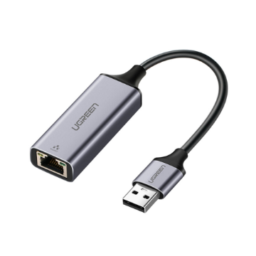 Mostrar detalhes de ADAPTADOR USB UGREEN USB-A 3.0 PARA RJ45 GIGA - CM209 Imagem de ADAPTADOR USB UGREEN USB-A 3.0 PARA RJ45 GIGA - CM209