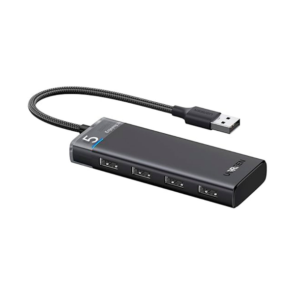 Imagem de HUB USB UGREEN COM 4P USB-A 3.0 E ALIMENTACAO VIA USB-C - CM653