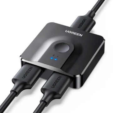 Mostrar detalhes de SWITCH HDMI UGREEN COM 2 ENTRADAS HDMI E 1 SAIDA HDMI - CM217 Imagem de SWITCH HDMI UGREEN COM 2 ENTRADAS HDMI E 1 SAIDA HDMI - CM217