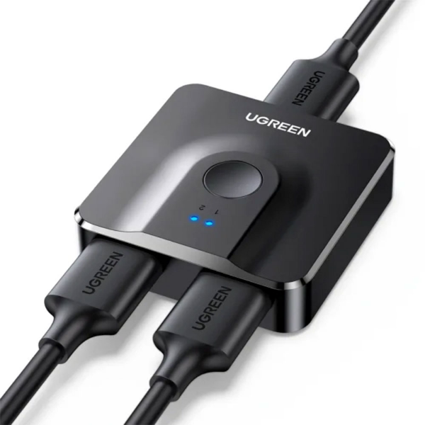 Imagem de SWITCH HDMI UGREEN COM 2 ENTRADAS HDMI E 1 SAIDA HDMI - CM217