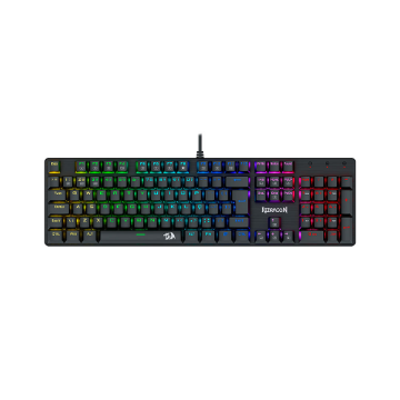 Imagem de TECLADO REDRAGON MECANICO GAMER SINDRI RAINBOW PRETO K671 (PT-BROWN)