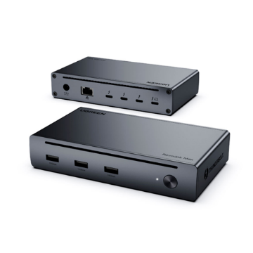 Mostrar detalhes de DOCK STATION UGREEN 140W COM RJ45 GIGA/3P USB-A/4P THUNDERBOLT- U708 Imagem de DOCK STATION UGREEN 140W COM RJ45 GIGA/3P USB-A/4P THUNDERBOLT- U708
