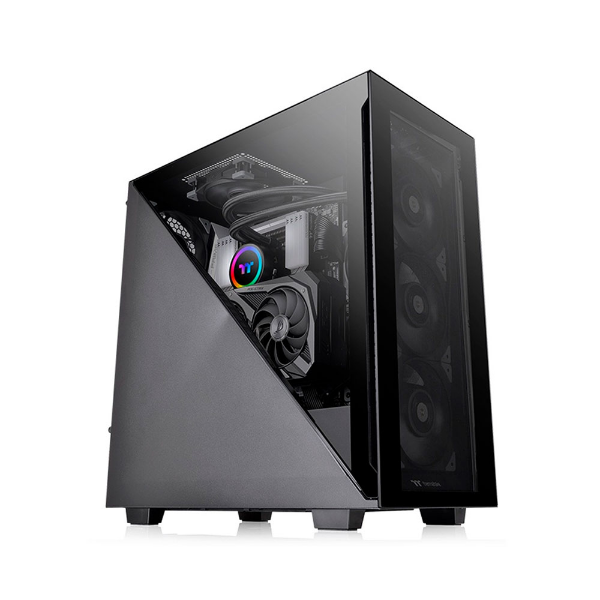 Imagem de GABINETE GAMER THERMALTAKE DIVIDER 300 TG ARGB PRETO C/ 2 FANS - CA-1S2-00M1WN-00