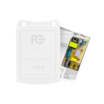 Imagem de MINI FONTE ORGANIZADORA EXTERNA PARA CFTV 12V 2A FCCX12V2AN FC FONTES