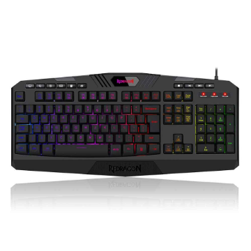 Imagem de TECLADO REDRAGON MEMBRANA GAMER HARPE 2 RGB PRETO K503RGB
