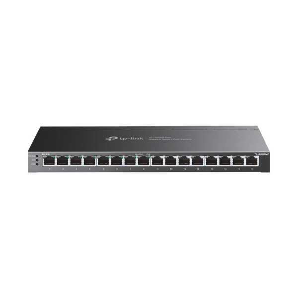 Imagem de SWITCH SMART GIGABIT JETSTREAM DE 16 PORTAS COM 8 PORTAS POE+ TL-SG2016P TP-LINK