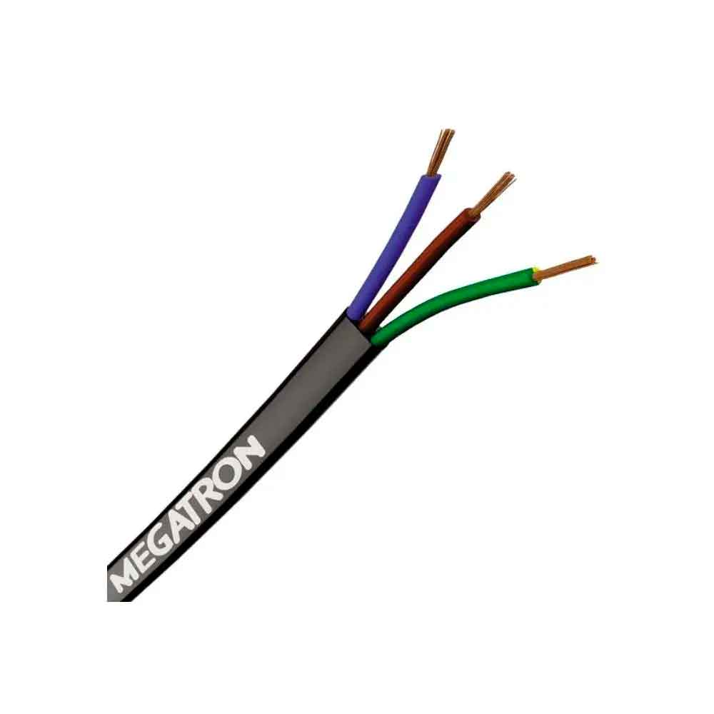 Imagem de CABO PP FLEXIVEL 500V 3x0,75 MM 100M PR MEGATRON