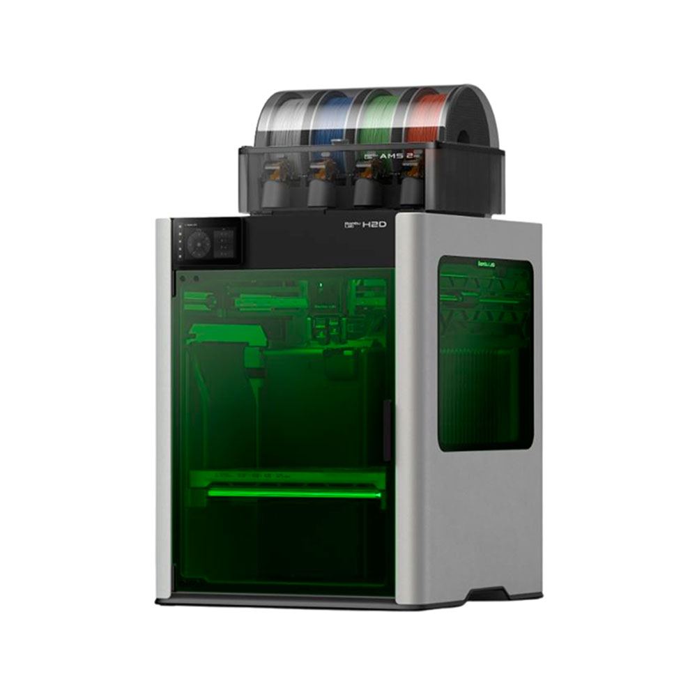 Imagem de IMPRESSORA 3D BAMBU LAB H2D LASER FULL COMBO 110V, 10W - PF003-M+SA007-LV+SL001