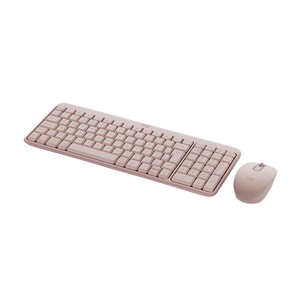Imagem de KIT MOUSE E TECLADO LOGITECH MK250 ROSA BLUETOOTH/WIRELLES S/ FIO - 920-013518