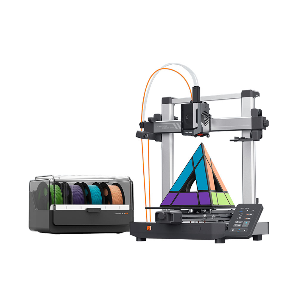 Imagem de IMPRESSORA 3D ANYCUBIC KOBRA 3 V2 COMBO - K3VCBK0A-B