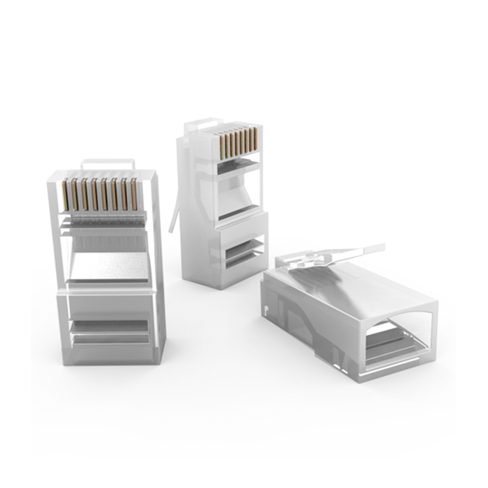 Imagem de CONECTOR MACHO RJ45 FURUKAWA SOHOPLUS CAT5E PARA CABO SOLIDO E FLEXIVEL PCT 10 UND