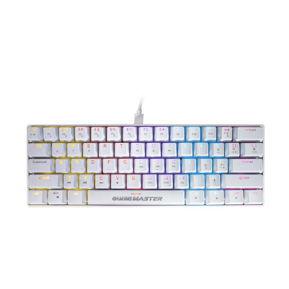 Mostrar detalhes de TECLADO K-MEX MECANICO GAMER SPECTRAFURY BRANCO KBW8 RBG Imagem de TECLADO K-MEX MECANICO GAMER SPECTRAFURY BRANCO KBW8 RBG