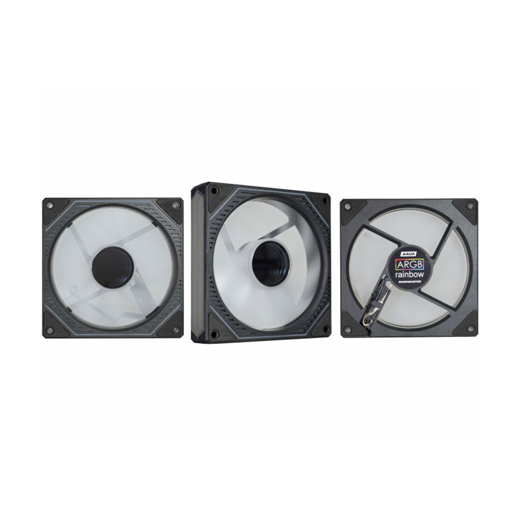 Mostrar detalhes de KIT COOLER K-MEX ARGB AAUA� INFINITY3D 3 COOLERS 120 MM COM CONTROLADORA Imagem de KIT COOLER K-MEX ARGB AAUA� INFINITY3D 3 COOLERS 120 MM COM CONTROLADORA