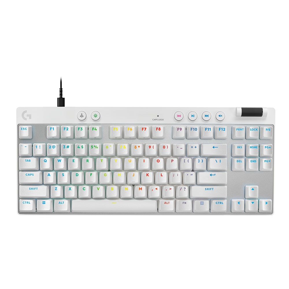 Imagem de TECLADO LOGITECH GAMER PRO X TKL RAPID BRANCO - 920-013132