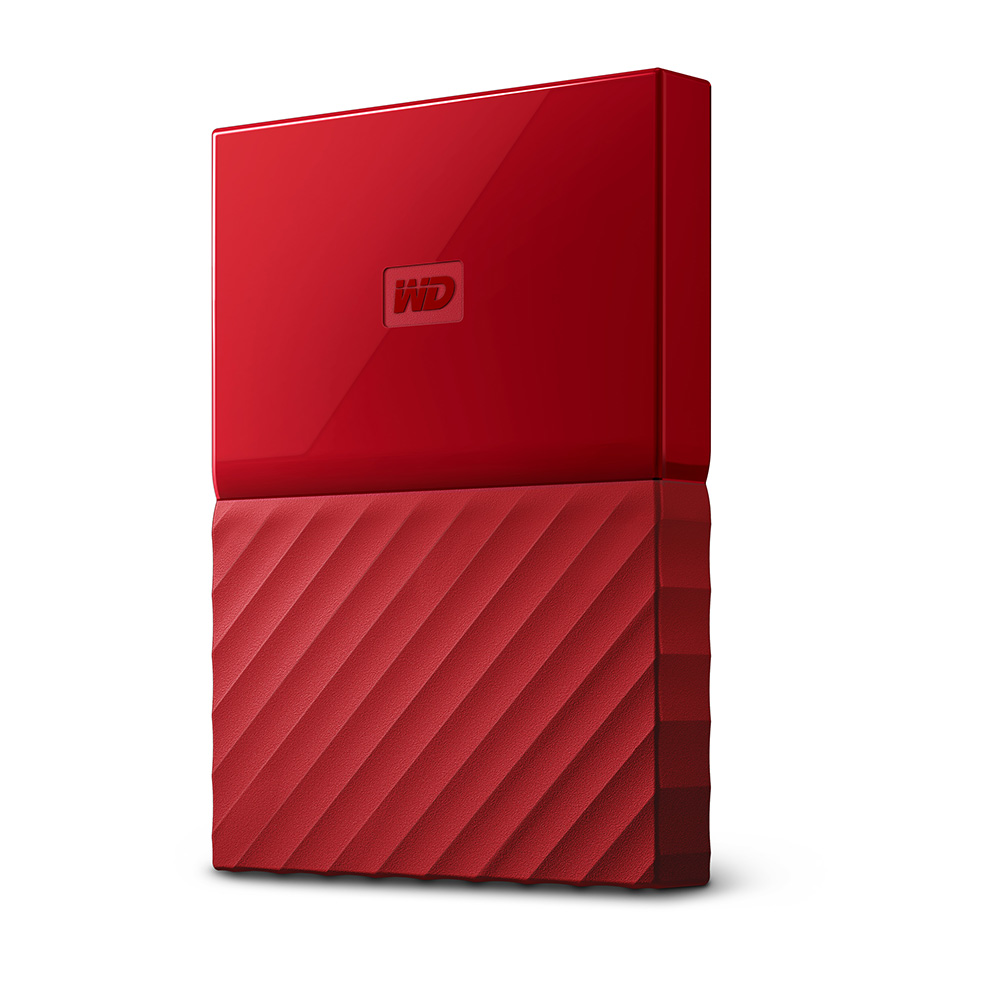 Imagem de HDD EXTERNO 4TB WESTERN DIGITAL MY PASSPORT VERMELHO 2,5" USB 3.0 -WDBPKJ0040BRD-WESN