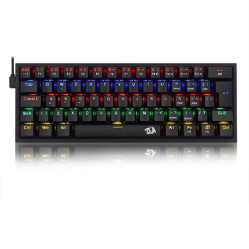 Mostrar detalhes de TECLADO MECANICO REDRAGON FIZZ RAINBOW PRETO SWITCH AZUL - K617-R-B Imagem de TECLADO MECANICO REDRAGON FIZZ RAINBOW PRETO SWITCH AZUL - K617-R-B