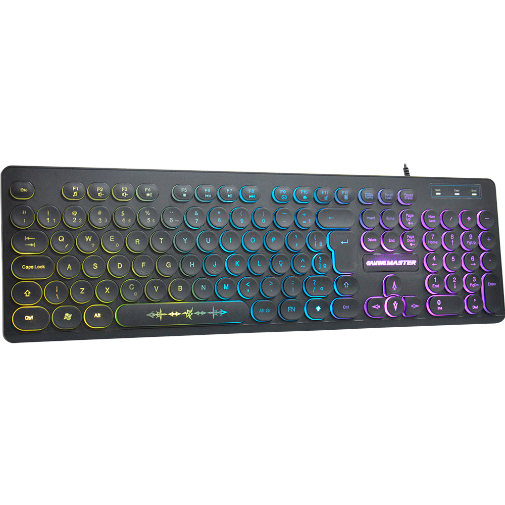 Mostrar detalhes de TECLADO GAMER K-MEX STEAMPUNK - KM76 LED PRETO - KM7628U0001CB1X Imagem de TECLADO GAMER K-MEX STEAMPUNK - KM76 LED PRETO - KM7628U0001CB1X