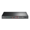 Imagem de SWITCH NAO GERENCIAVEL TP-LINK 16 PORTAS 10/100 MBPS E 2 PORTAS GIGABIT TL-SL1218P