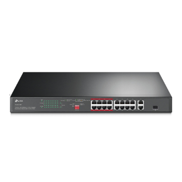 Imagem de SWITCH NAO GERENCIAVEL TP-LINK 16 PORTAS 10/100 MBPS E 2 PORTAS GIGABIT TL-SL1218P