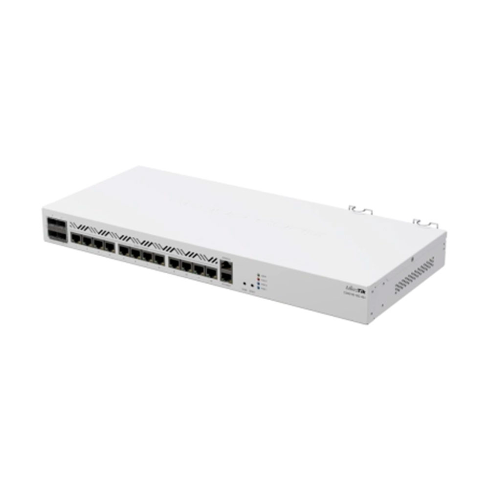 Imagem de ROTEADOR CLOUD CORE ROUTER 13 PORTAS GIGABIT + 04 PORTAS SFP+ CCR2116-12G-4S+ MIKROTIK