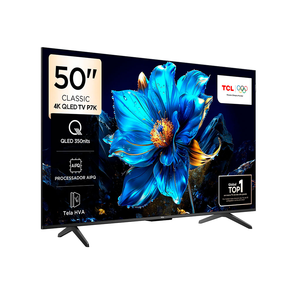 Imagem de TV 50" QLED TCL SMART/ 4K UHD/ GOOGLE TV -  50P7K