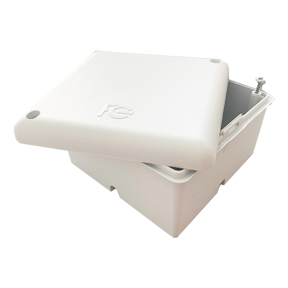 Imagem de CAIXA PLASTICA DE SOBREPOR PARA CFTV AMBIENTE INTERNO FCCX020N - FC FONTES