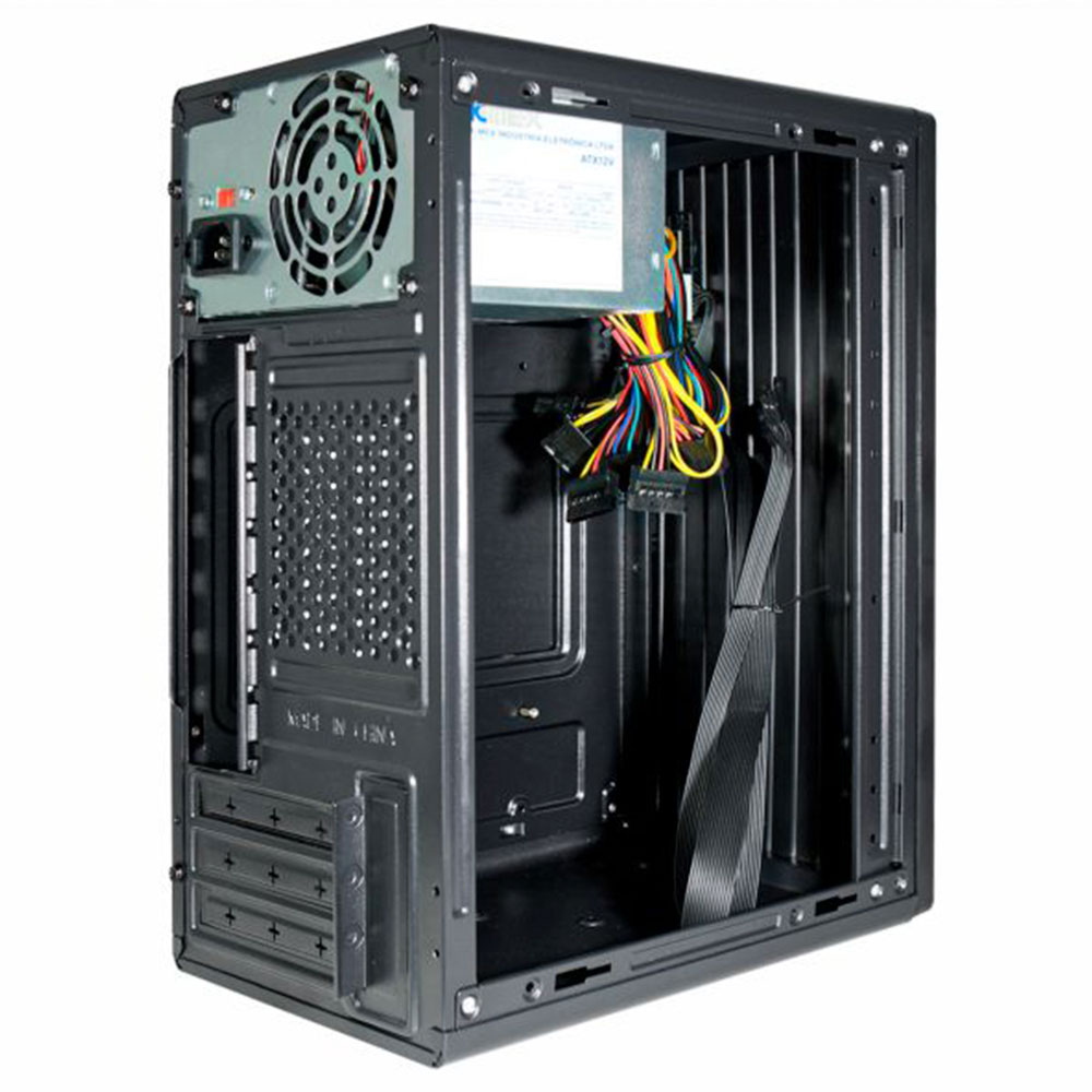 Imagem de GABINETE K-MEX MICRO-ATX GM-0168 COM FONTE PX300 200W PRETO - GM0168XN0010B0X
