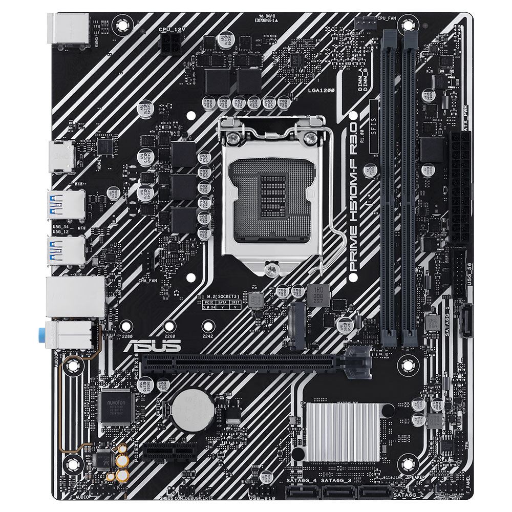 Imagem de PLACA MAE (INTEL) ASUS PRIME H510M-F R3.0 DDR4 LGA1200 10° E 11° GERACAO
