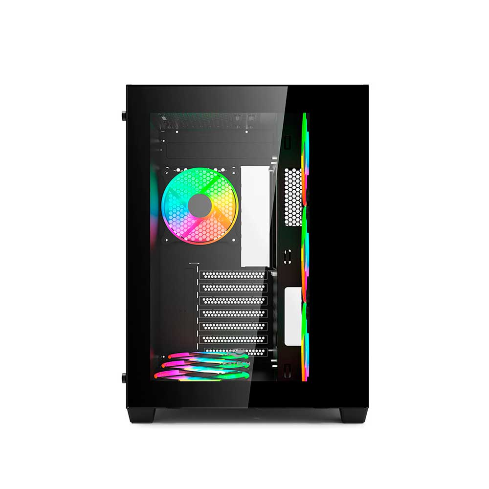 Imagem de GABINETE GAMER C3TECH AQUARIUS MT-G910BK SEM FONTE