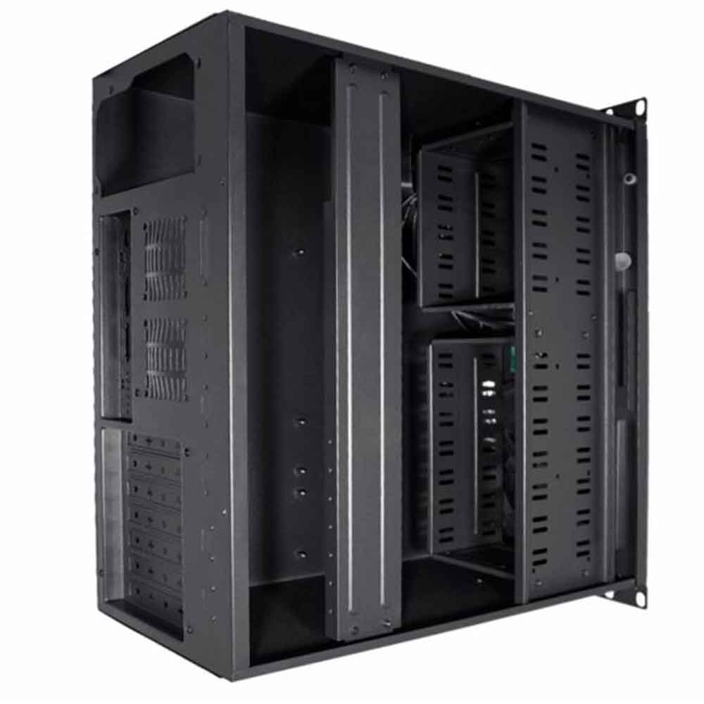 Imagem de GABINETE K-MEX RACK SEM FONTE PRETO - CR-S350