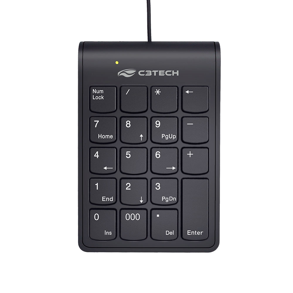 Imagem de TECLADO NUMERICO C3TECH USB KN-12BK PRETO